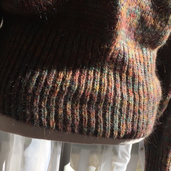 NWT ZARA knit sweater with ruffle and Pom poms - Picture 7 of 11